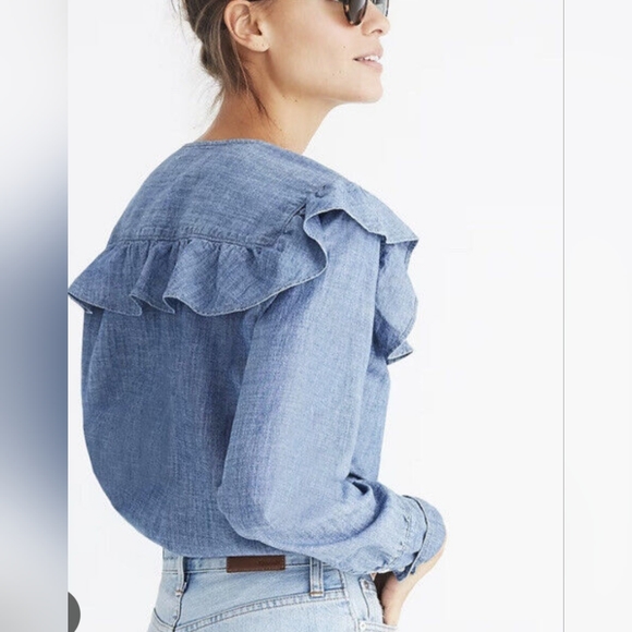 Madewell chambray blouse - Picture 6 of 6